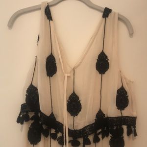 Anthropologie beaded maxi